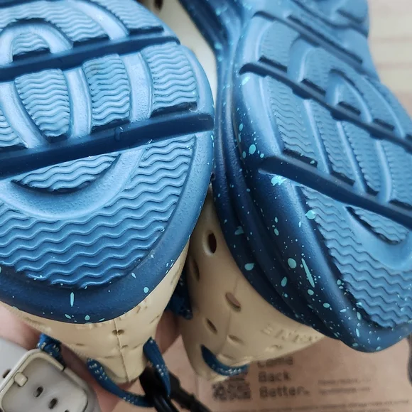 KANE Revive Beige and Speckled Blue Recovery Shoes M9/W11 BRAND NEW - Picture 2 of 10